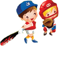 Děti bez hranic - zábava na táboře baseball-pro-web